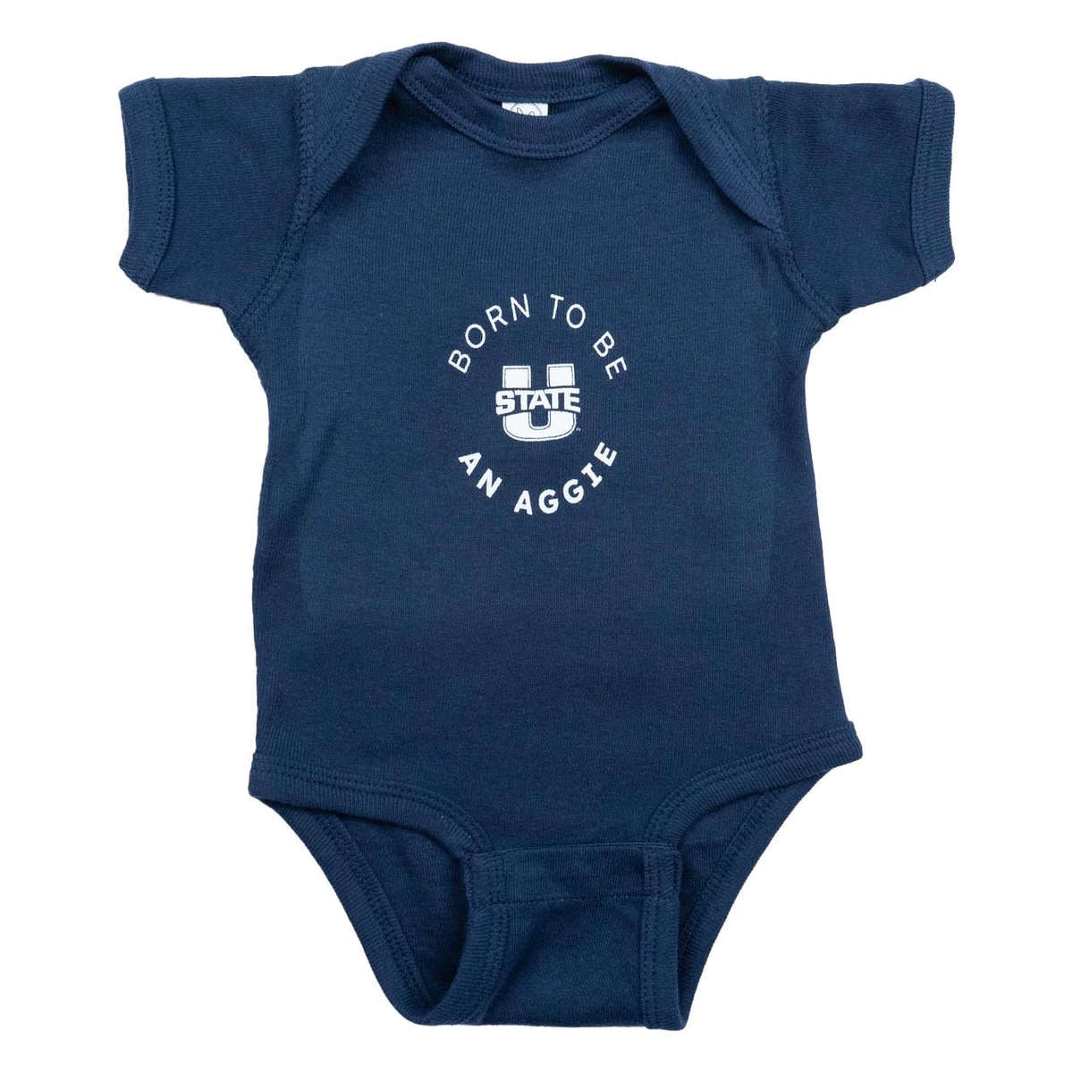 Born to be an aggie onsie navy blue